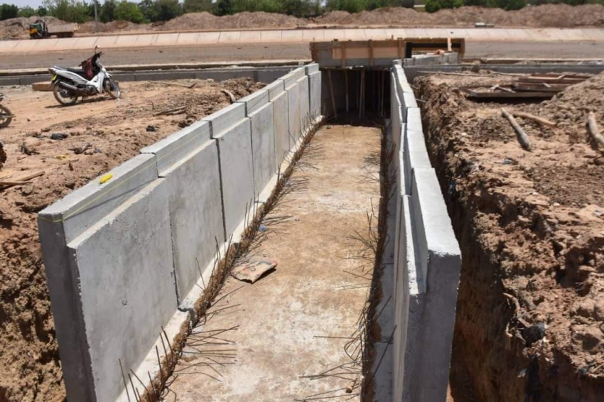 Renforcement du réseau de drainage des eaux pluviales à Ouagadougou: les travaux exécutés à  50,75%
